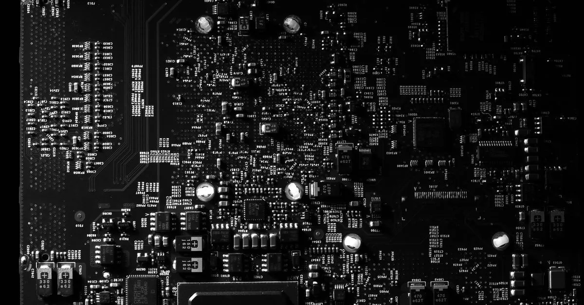 A close-up of a circuit board, representing the AI engines behind generative search.