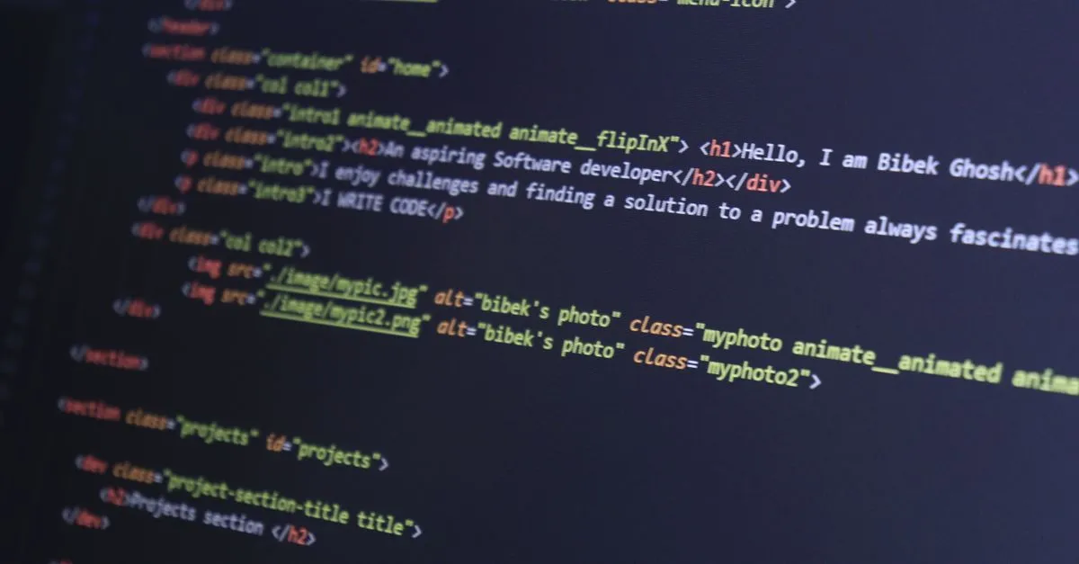 Code on a screen, the layer where WordPress speed problems and fixes live.