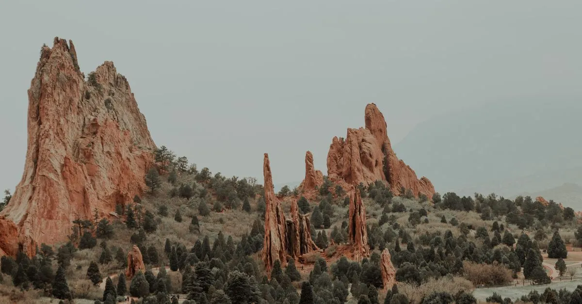 The red rock spires of Garden of the Gods in Colorado Springs, a landmark in a market where local businesses compete for trust online.