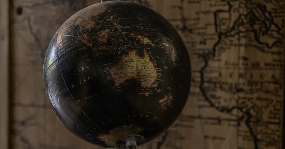 A globe, representing the broad reach organic SEO aims for.